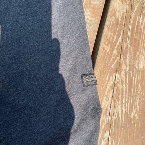 ⚡️G-Star Raw US XL Tee Shirt Grey Blue Awesome Shape⚡️ - Picture 13 of 13